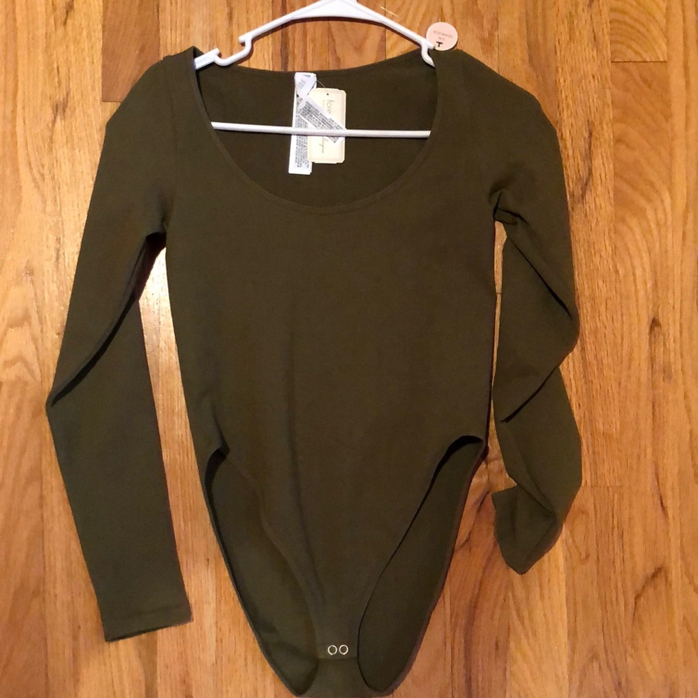Forever 21 Never Worn Olive Stretchy Body Suit